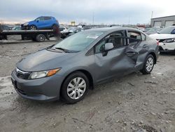 2012 Honda Civic LX en venta en Cahokia Heights, IL