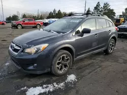 Subaru xv salvage cars for sale: 2015 Subaru XV Crosstrek 2.0 Premium