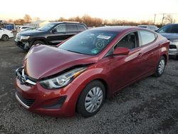 Salvage cars for sale at Hillsborough, NJ auction: 2016 Hyundai Elantra SE