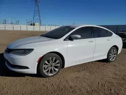 Chrysler salvage cars for sale: 2015 Chrysler 200 S