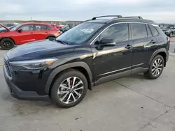 Salvage cars for sale at Grand Prairie, TX auction: 2024 Toyota Corolla Cross XLE