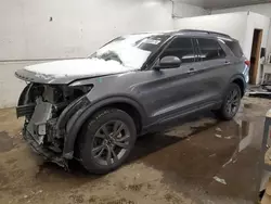 Salvage cars for sale at Ham Lake, MN auction: 2021 Ford Explorer XLT