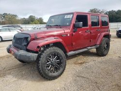 Jeep Wrangler Unlimited Sahara salvage cars for sale: 2012 Jeep Wrangler Unlimited Sahara