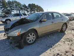 Salvage cars for sale from Copart Loganville, GA: 2003 Honda Accord EX