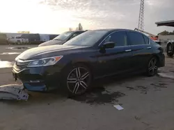 Salvage cars for sale at Hayward, CA auction: 2016 Honda Accord Sport