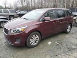 Salvage cars for sale at Waldorf, MD auction: 2016 KIA Sedona LX