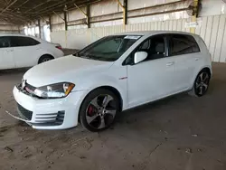 Salvage cars for sale at Phoenix, AZ auction: 2017 Volkswagen GTI S