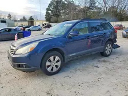 Salvage cars for sale at Knightdale, NC auction: 2010 Subaru Outback 2.5I Premium