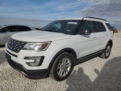 Salvage cars for sale at Taylor, TX auction: 2017 Ford Explorer XLT