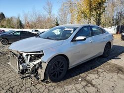 Chevrolet salvage cars for sale: 2018 Chevrolet Malibu LT