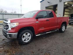 Salvage cars for sale from Copart Rogersville, MO: 2017 Toyota Tundra Double Cab SR