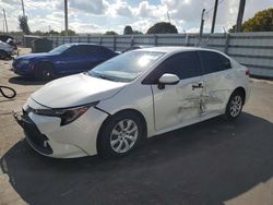 Toyota Vehiculos salvage en venta: 2021 Toyota Corolla LE