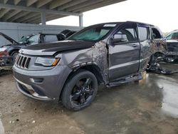 Salvage cars for sale at West Palm Beach, FL auction: 2015 Jeep Grand Cherokee Overland