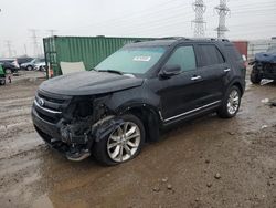 Vehiculos salvage en venta de Copart Elgin, IL: 2012 Ford Explorer Limited