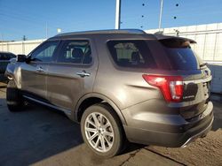 Salvage cars for sale from Copart Littleton, CO: 2016 Ford Explorer Limited