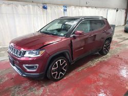 Jeep salvage cars for sale: 2021 Jeep Compass Limited