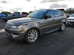 Salvage cars for sale at East Granby, CT auction: 2014 Land Rover Range Rover Sport HSE