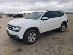 Salvage cars for sale from Copart New Braunfels, TX: 2018 Volkswagen Atlas SE