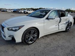 Infiniti salvage cars for sale: 2019 Infiniti Q50 Luxe