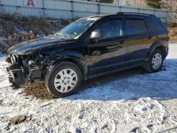 Salvage cars for sale at Davison, MI auction: 2017 Dodge Journey SE