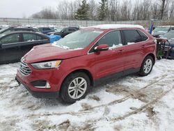 Salvage cars for sale at Davison, MI auction: 2020 Ford Edge SEL