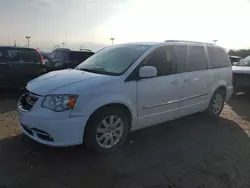 Salvage cars for sale at Indianapolis, IN auction: 2016 Chrysler Town & Country Touring