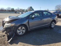 Salvage cars for sale at Shreveport, LA auction: 2013 Honda Civic LX