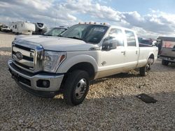 Salvage cars for sale at Taylor, TX auction: 2012 Ford F350 Super Duty