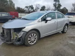 Salvage cars for sale at Hampton, VA auction: 2015 Honda Civic LX