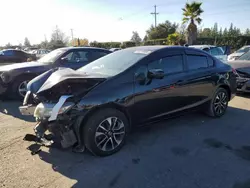 Salvage cars for sale at San Martin, CA auction: 2014 Honda Civic EX