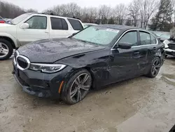 Salvage cars for sale at North Billerica, MA auction: 2021 BMW 330XI