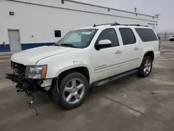 Salvage cars for sale at Farr West, UT auction: 2012 Chevrolet Suburban K1500 LTZ