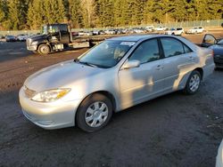 Toyota salvage cars for sale: 2004 Toyota Camry LE