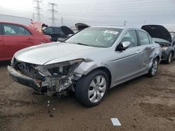 Salvage cars for sale at Elgin, IL auction: 2008 Honda Accord EXL