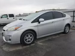 Salvage cars for sale at Bakersfield, CA auction: 2011 Toyota Prius