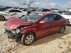 Salvage cars for sale from Copart San Antonio, TX: 2016 Hyundai Elantra SE