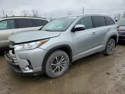 Salvage cars for sale at Lansing, MI auction: 2017 Toyota Highlander Hybrid