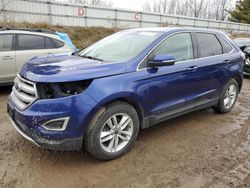 Salvage cars for sale at Davison, MI auction: 2015 Ford Edge SEL