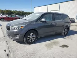 Salvage trucks for sale at Apopka, FL auction: 2017 KIA Sedona LX