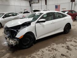 Salvage cars for sale from Copart Franklin, WI: 2016 Honda Civic LX