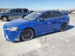 Salvage cars for sale at Grand Prairie, TX auction: 2017 Mitsubishi Lancer ES