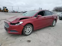 Salvage cars for sale at Oklahoma City, OK auction: 2014 Ford Fusion SE