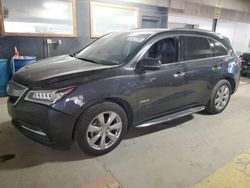 Salvage Cars with No Bids Yet For Sale at auction: 2016 Acura MDX Advance