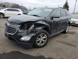 2017 Chevrolet Equinox LT en venta en Ham Lake, MN