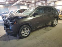 Salvage cars for sale from Copart Eldridge, IA: 2022 Jeep Compass Latitude