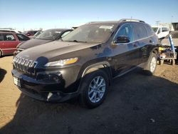 Salvage cars for sale at Brighton, CO auction: 2016 Jeep Cherokee Latitude