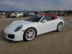 Salvage cars for sale at Houston, TX auction: 2017 Porsche 911 Carrera