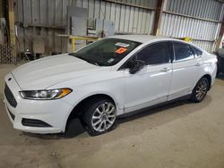 Salvage cars for sale at Greenwell Springs, LA auction: 2016 Ford Fusion S