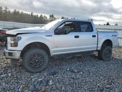 Salvage cars for sale at Windham, ME auction: 2016 Ford F150 Supercrew