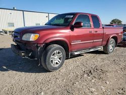 Salvage cars for sale at Haslet, TX auction: 2003 Toyota Tundra Access Cab Limited